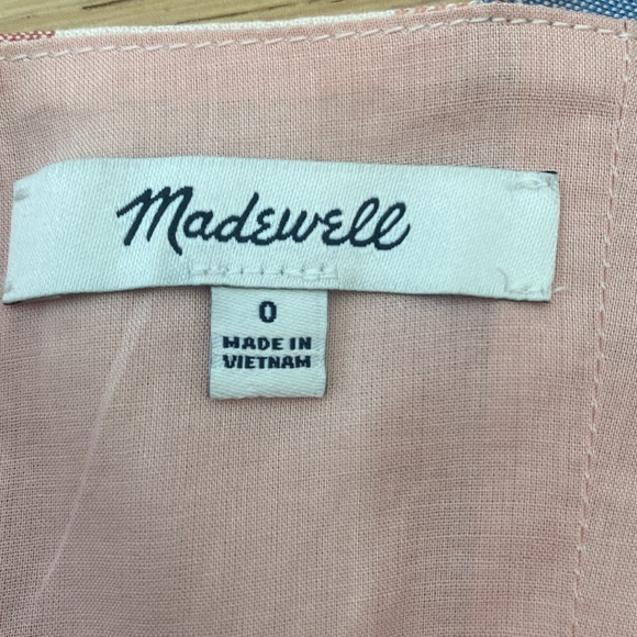 SOLD Madewell Tie Front Striped Cutout Dress NWOT - Picture 10 of 11